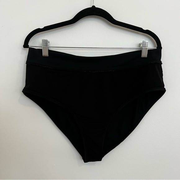 Black Elegant High Waist Women Brief XL - Picture 10 of 13